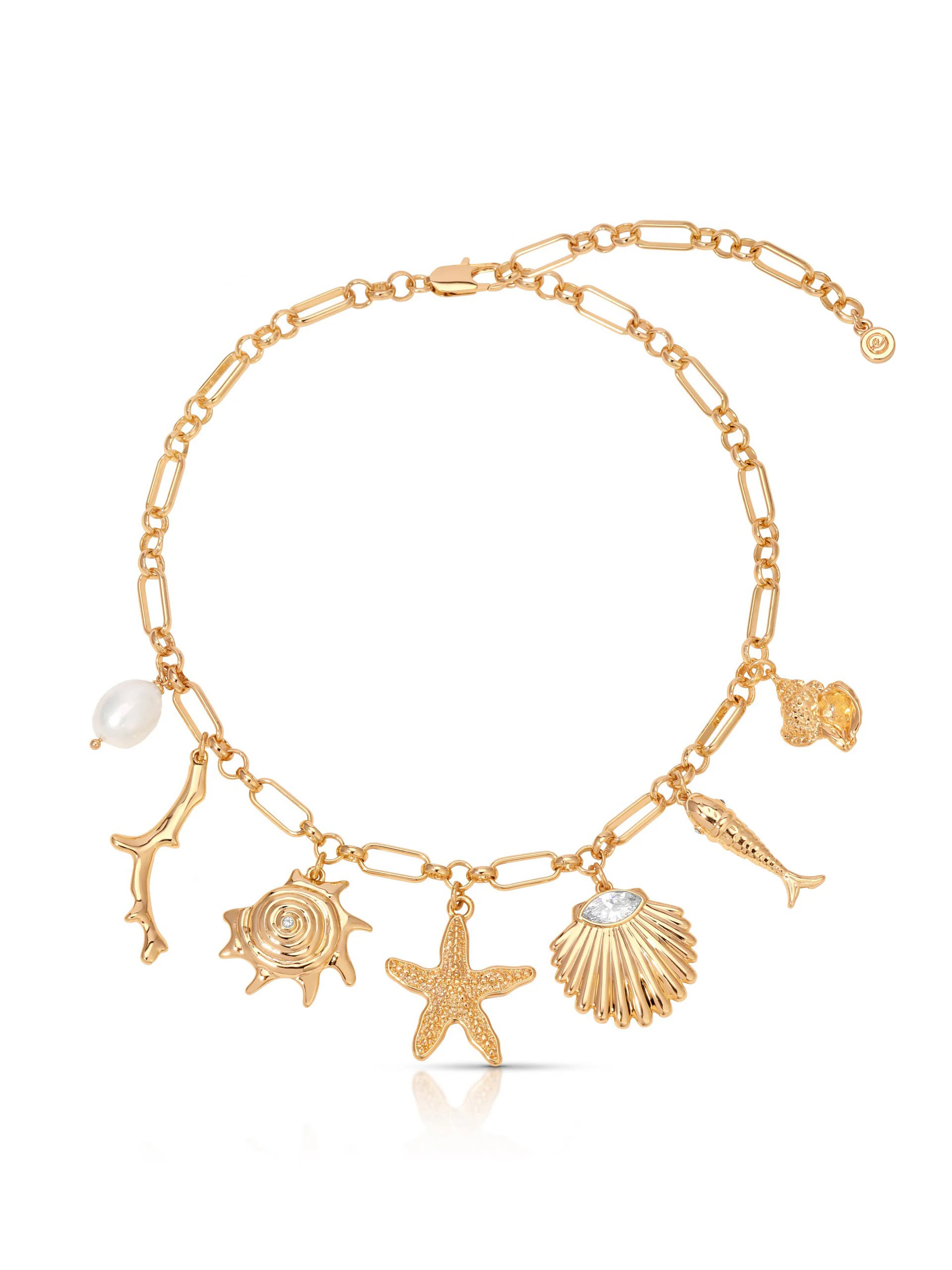 Oceanic Dreams Charm Necklace | Ettika