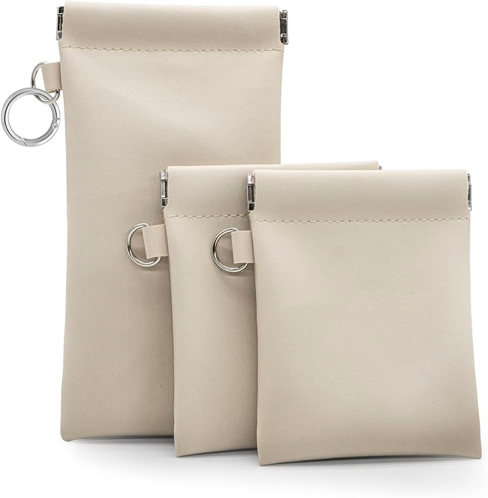 1 Pcs Sunglass Case,2 pcs Purse Organizer. Portable Squeeze Top,Case anti-scratch,PU material. | Amazon (US)