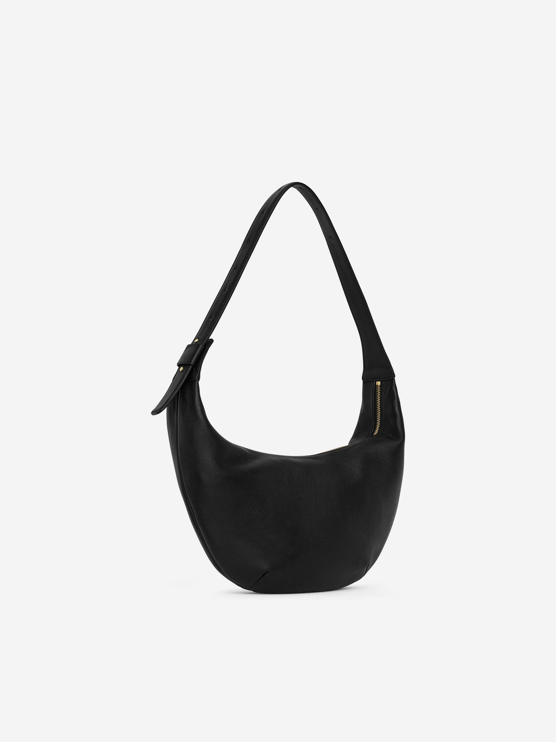 Mid Size Curved Shoulder Bag – Black – Women – ARKET GB | Arket UK