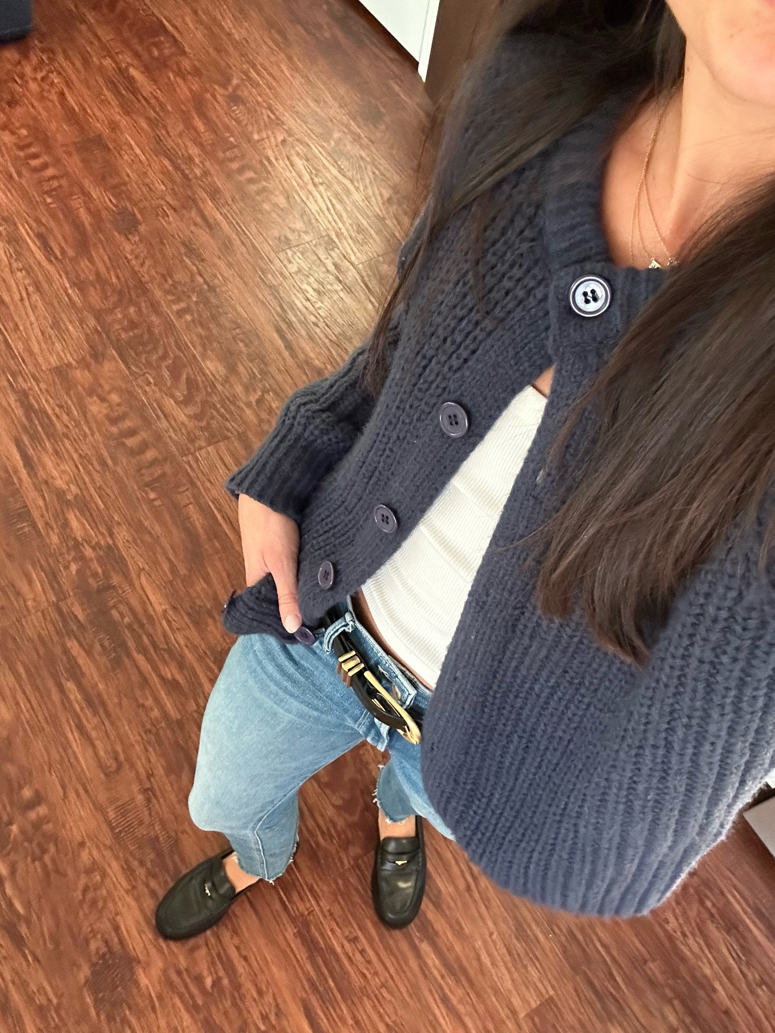 Cozy casual cold weather outfit. Sweater is a Sezane dupe and tts (small)  

#LTKfindsunder50 #LTKfindsunder100