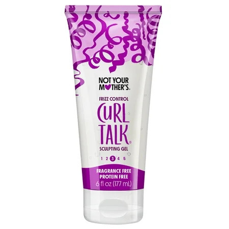 Not Your Mother s Curl Talk Frizz Control Sculpting Hair Gel Fragrance-Free and Protein-Free 6 fl oz | Walmart (US)