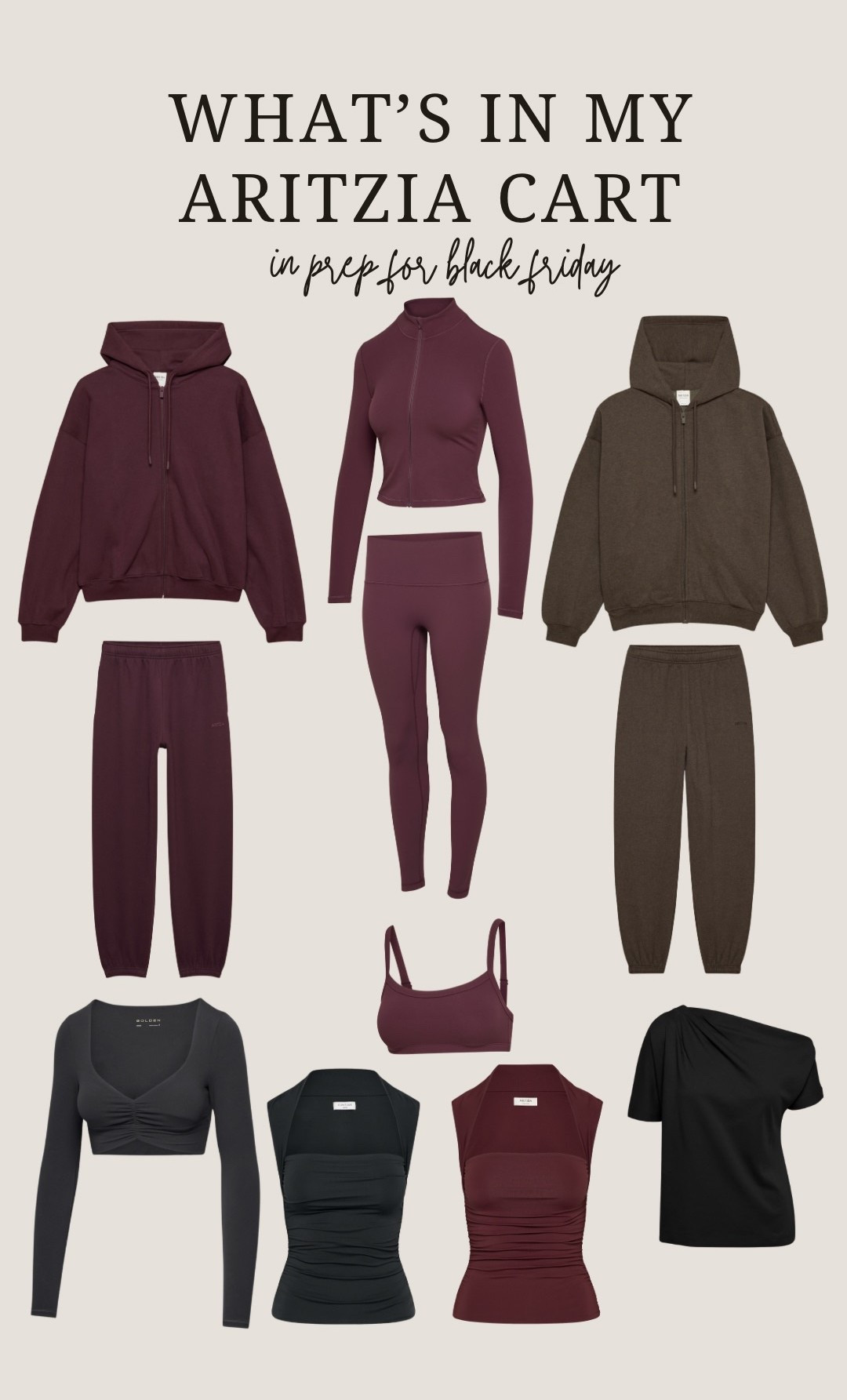 What’s in my aritzia cart! 

#LTKSaleAlert #LTKGiftGuide #LTKCyberWeek