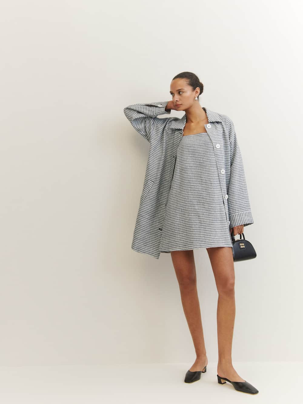 Aubree Linen Dress | Reformation (Global)