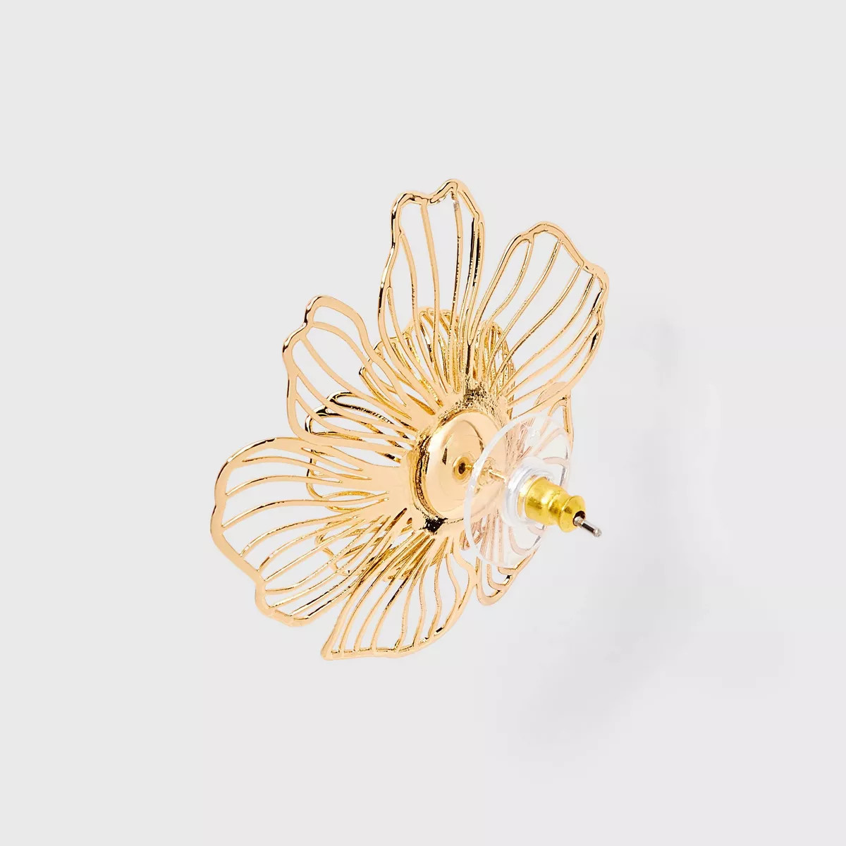 Floral Bloom Button Earrings - A New Day™ | Target