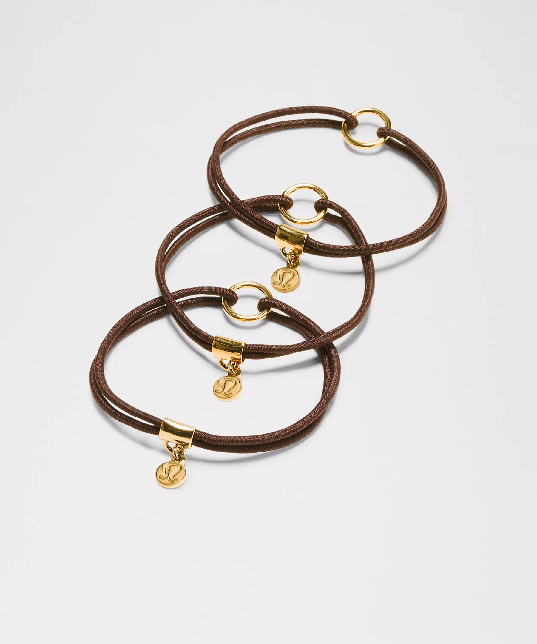 Logo Charm Hair Ties | Lululemon (US)