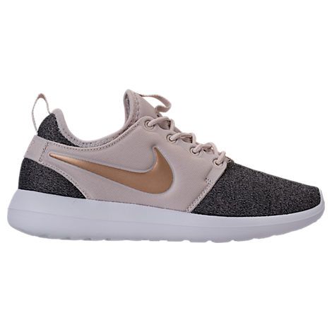 Nike Women's Roshe Two Knit Casual Shoes, Brown | Finish Line (US)