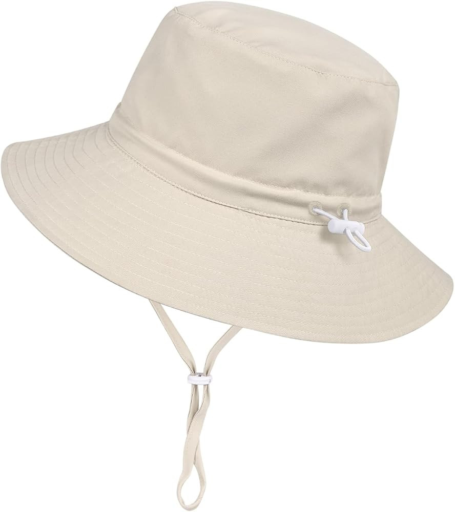 Sombrero de Sol para Bebés y Niños Pequeños, Sombrero de Cubo para Niños y Niñas UPF 50+ Protección Solar Sombreros de Playa de Verano para Niños de 0-5 Años | Amazon (US)