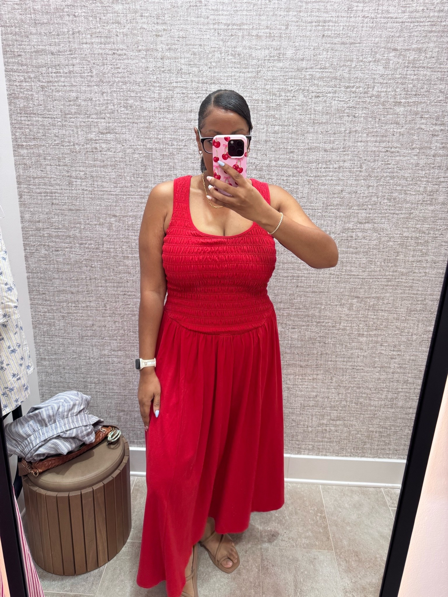 Reversible midi dress. Wearing size large fits tts

#LTKootd #LTKMidsize #LTKSeasonal