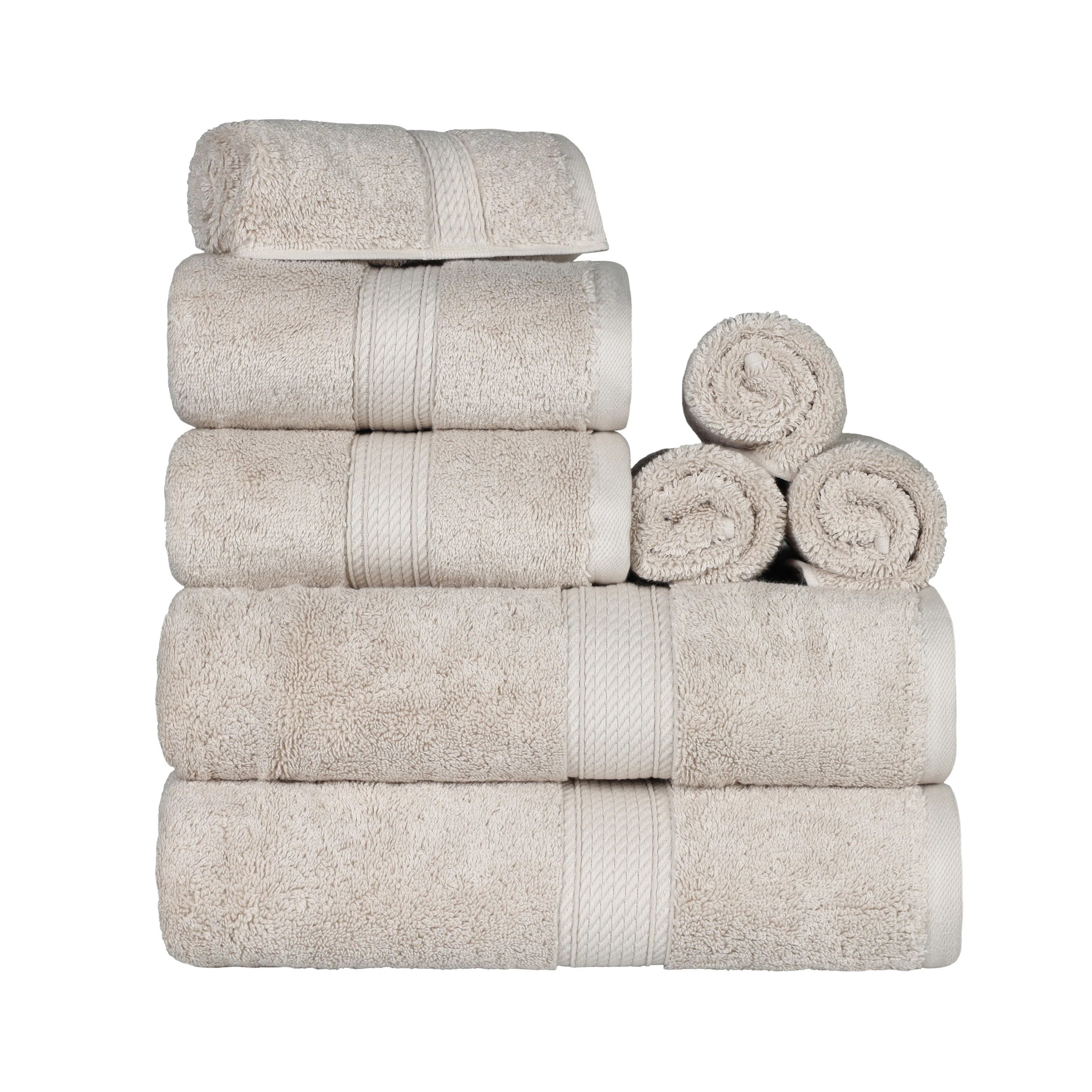 Renata 8 Piece 800 GSM Egyptian-Quality Cotton Towel Set | Wayfair North America