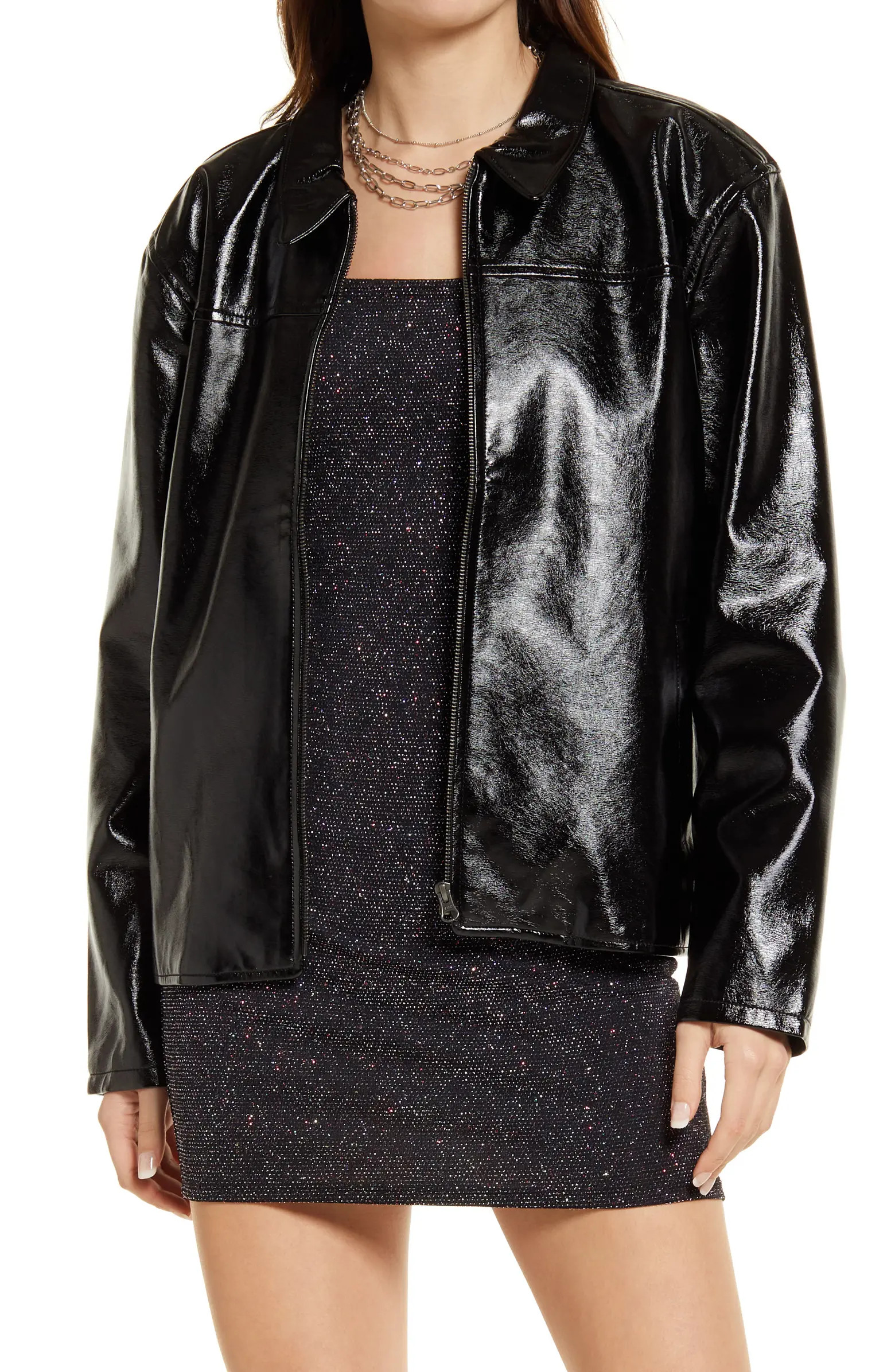 Faux Leather Jacket | Nordstrom