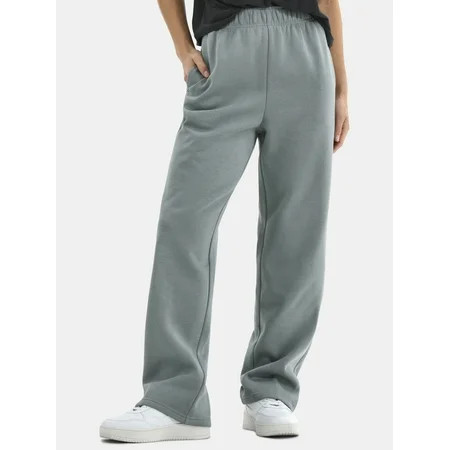 Athletic Works Women s Fleece Pants with Pockets 30 Inseam Sizes XS-XXXL | Walmart (US)
