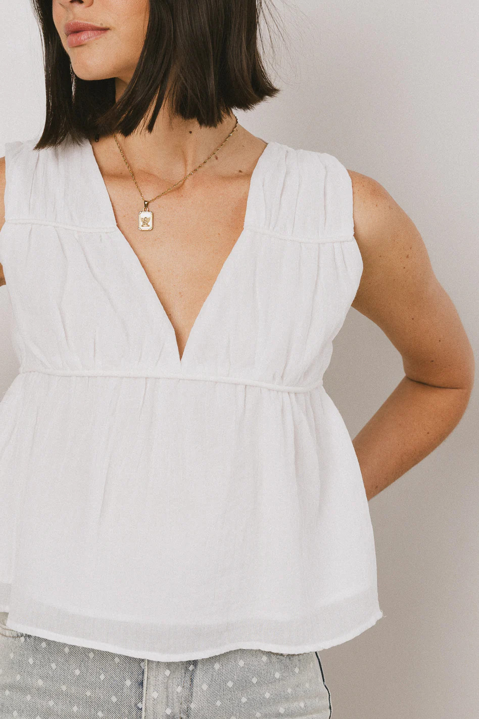 Ruth V-Neck Top | Böhme US