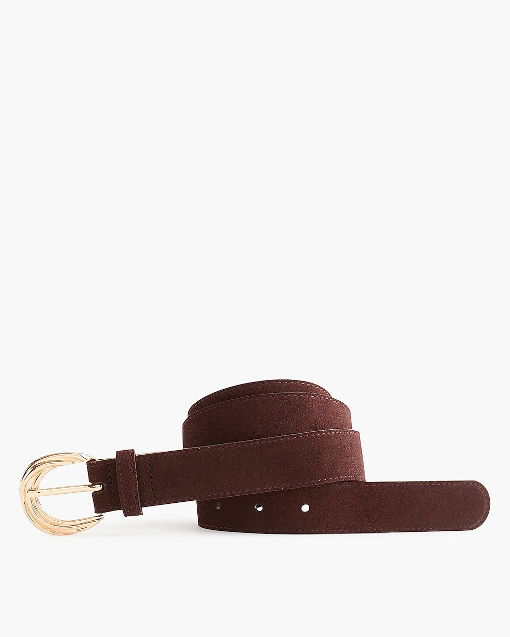 Oval-buckle suede belt | J.Crew Factory