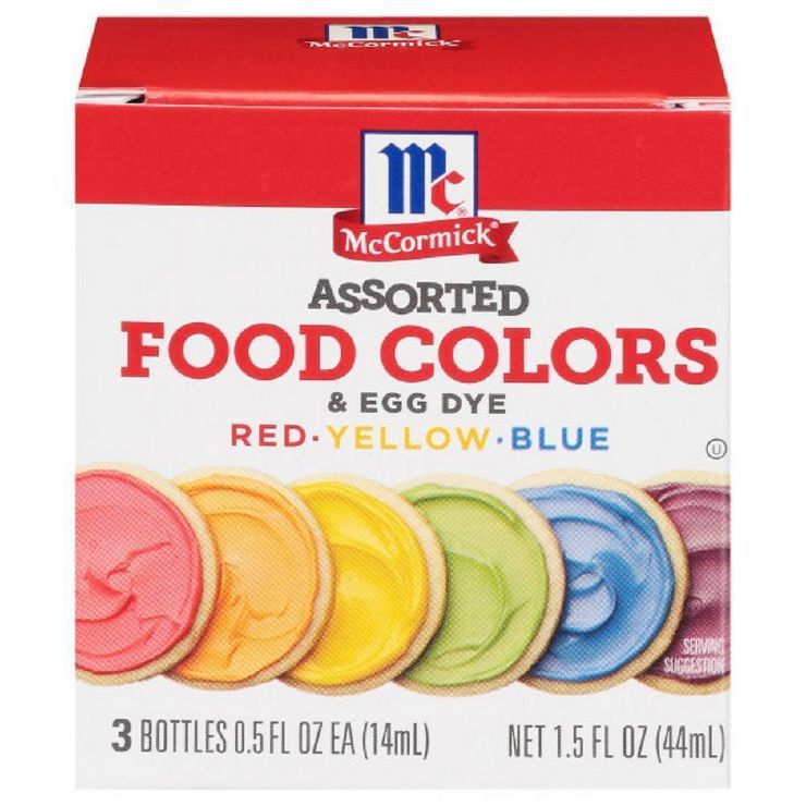 McCormick Assorted Food Coloring Kit - 3pk / 1.5oz | Target