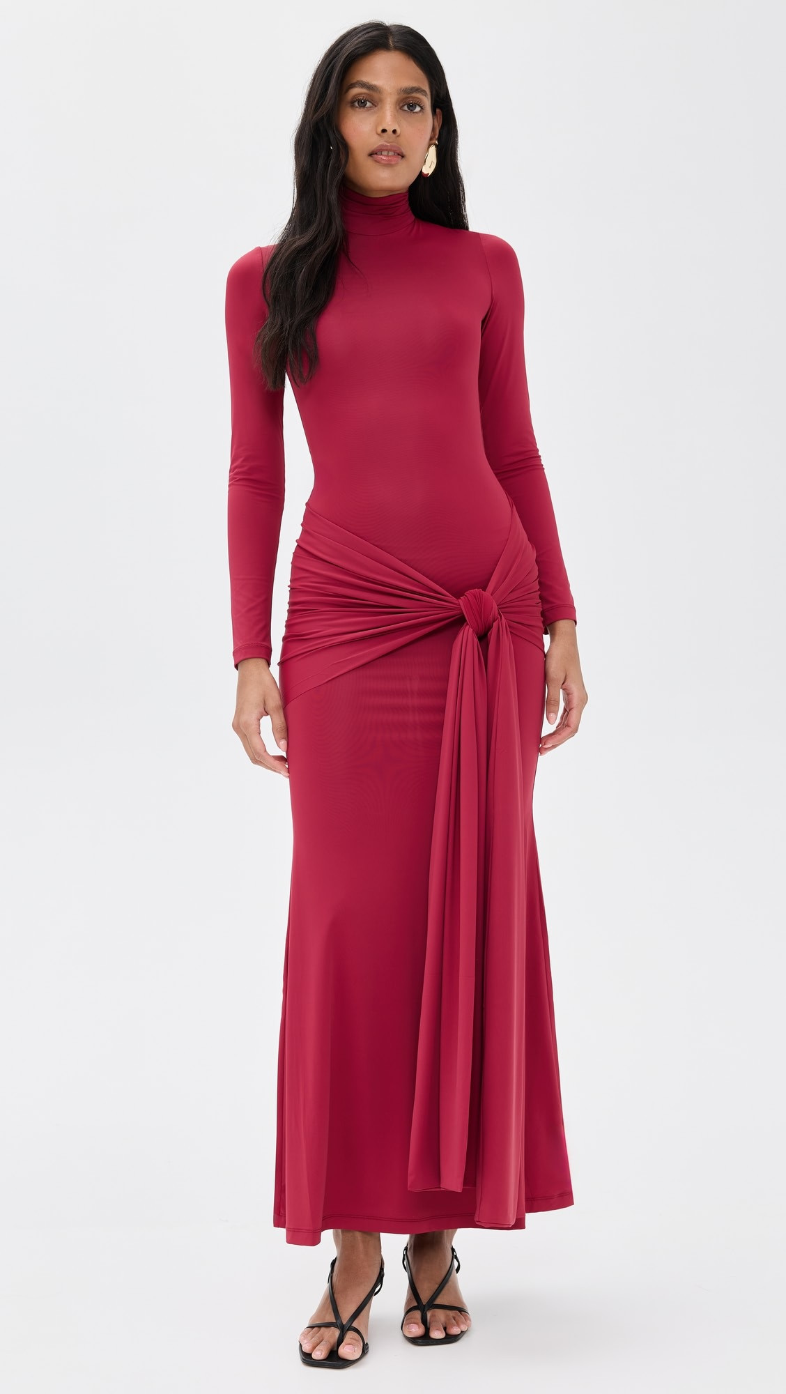 Alix Maxi Tie Front Dress | Shopbop