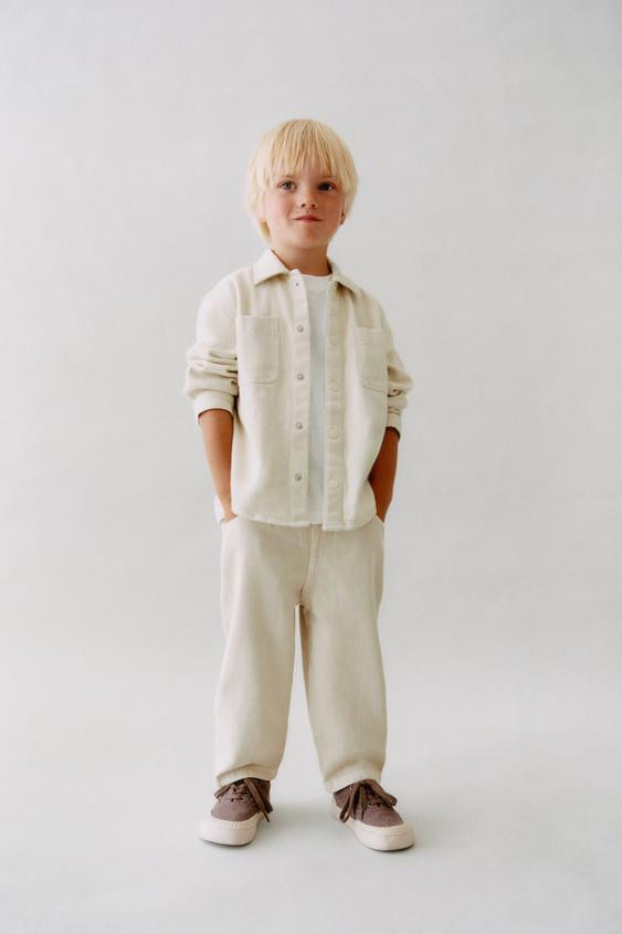 FLOWY SNAP BUTTON OVERSHIRT | Zara US