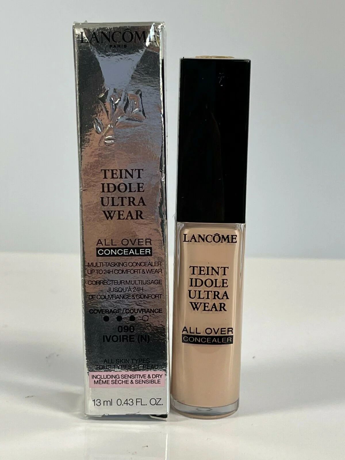 Lancome Teint Idole Ultra Wear All Over Concealer-090 IVOIRE (N) 0.43fl.oz/13mL | Walmart (US)