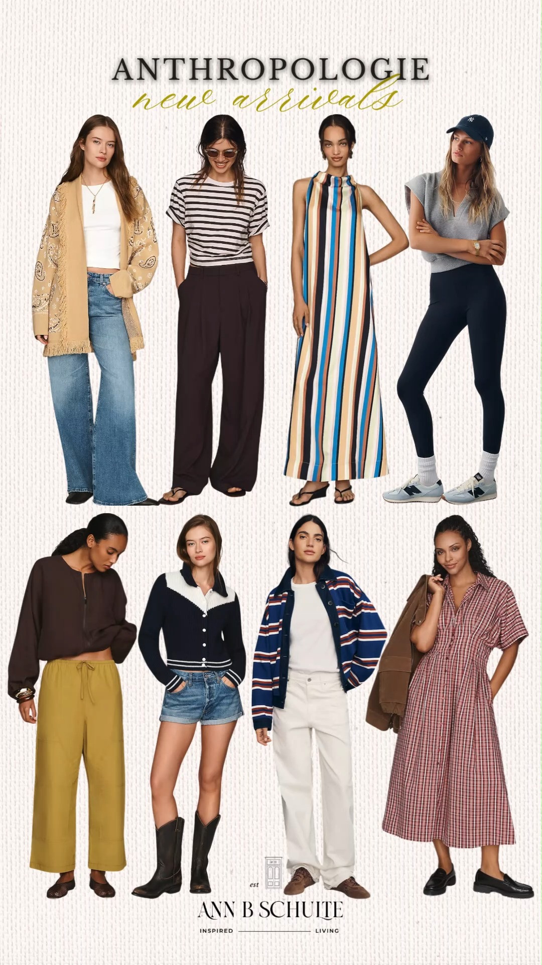 Anthropologie new arrivals are bringing a fresh mix of effortless style, playful prints, and timeless wardrobe staples. From striped tops and colorful dresses to relaxed denim, cozy cardigans, and easy everyday layers, there is plenty to love for the season ahead. Rich neutrals, bold stripes, and warm fall-inspired shades make these pieces easy to mix, match, and style in so many ways. These are the kind of versatile finds that make getting dressed feel fun while still keeping things polished. A little seasonal refresh can go a long way. 🤎✨🛍️

#Anthropologie #AnthropologieNewArrivals #NewArrivals #FallFashion #FallStyle #EverydayStyle #CasualChic #WardrobeEssentials #SeasonalStyle 

 #LTKootd