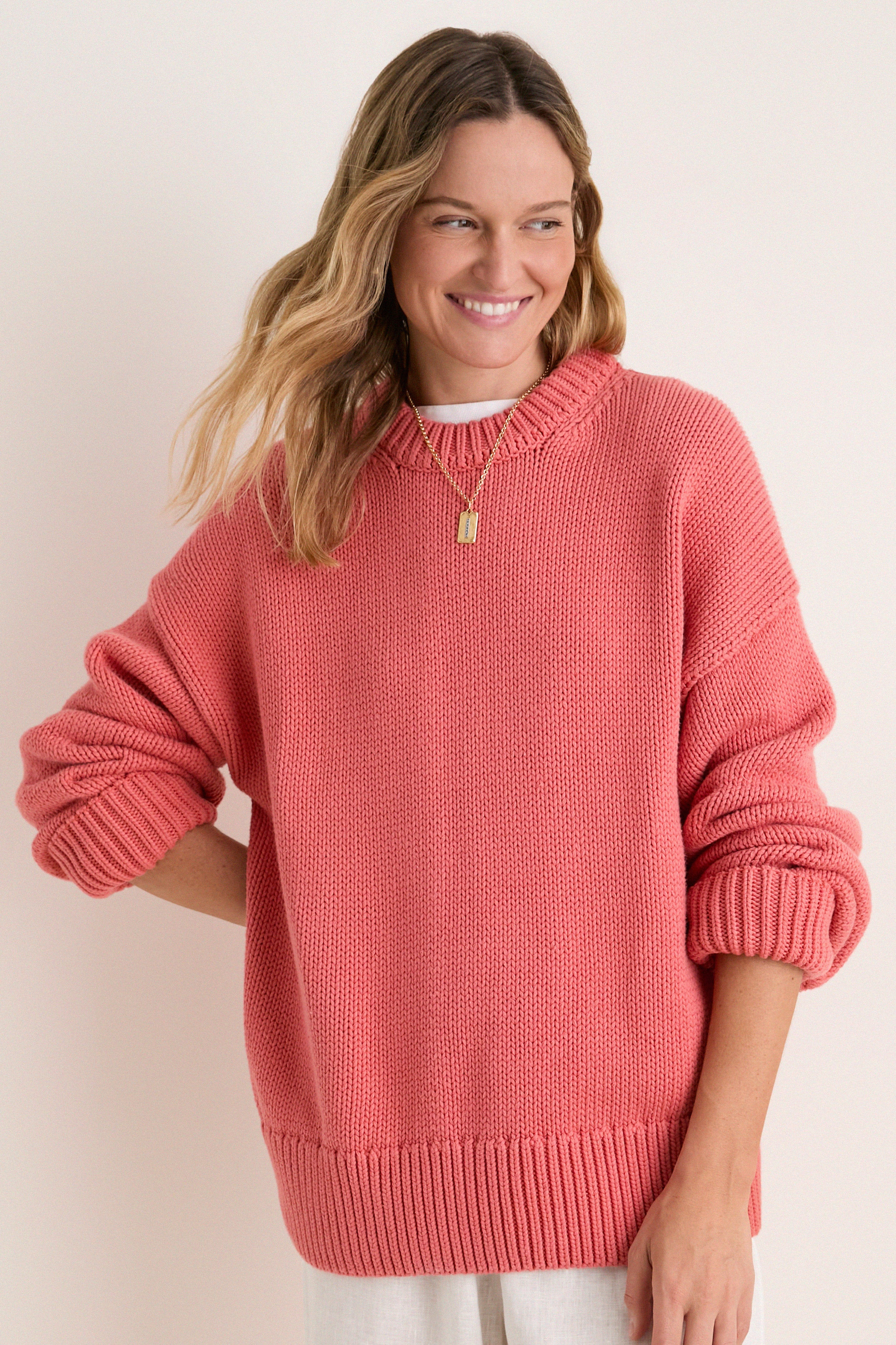 Nantucket Reds Cotton Genevieve Sweater | Tuckernuck (US)