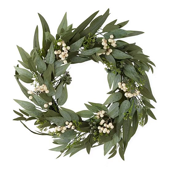 Linden Street Eucalyptus Pod And Gooseberry Wreath | JCPenney