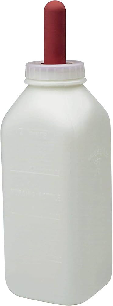 Miller 9312 Co Calf Bottle with Screw Nipple, 2 Quart | Amazon (US)