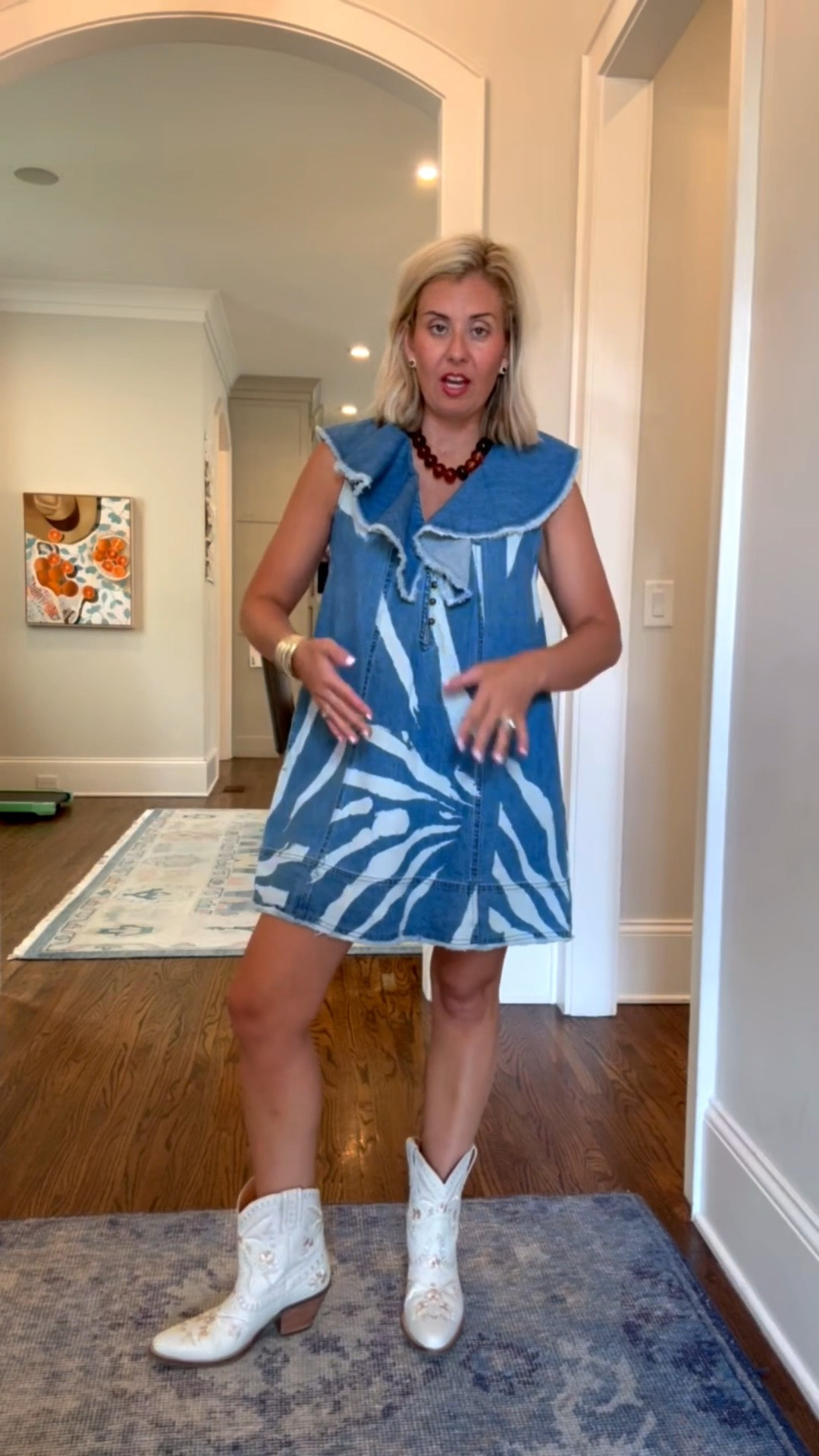 Oh this dress is a yes yall!! We are wearing this everywhere and styling all the ways. I’m in xs dress and  8 boots tts.

*Use my code CATHERINE20 for 20% off Orders of $100+ at Anthropologie 
*Dates: Thursday 6/25 – Sunday 6/28

￼

#LTKdayinmylife #LTKPetite #LTKOver40