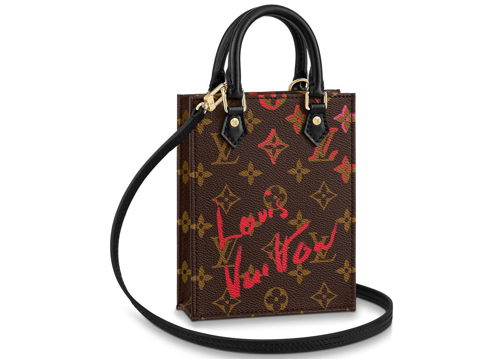 Women's Louis Vuitton Limited Edition Petite Sac Plat Monogram in Brown | StockX