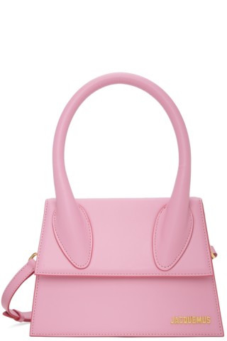 Jacquemus - Pink La Montagne 'Le Grand Chiquito' Bag | SSENSE