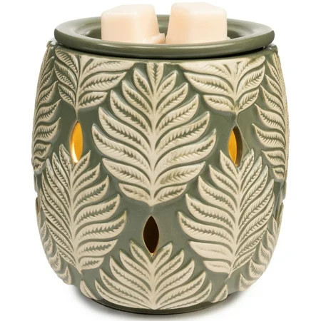 Better Homes & Gardens Fern Textured Leaf Wax Warmer | Walmart (US)