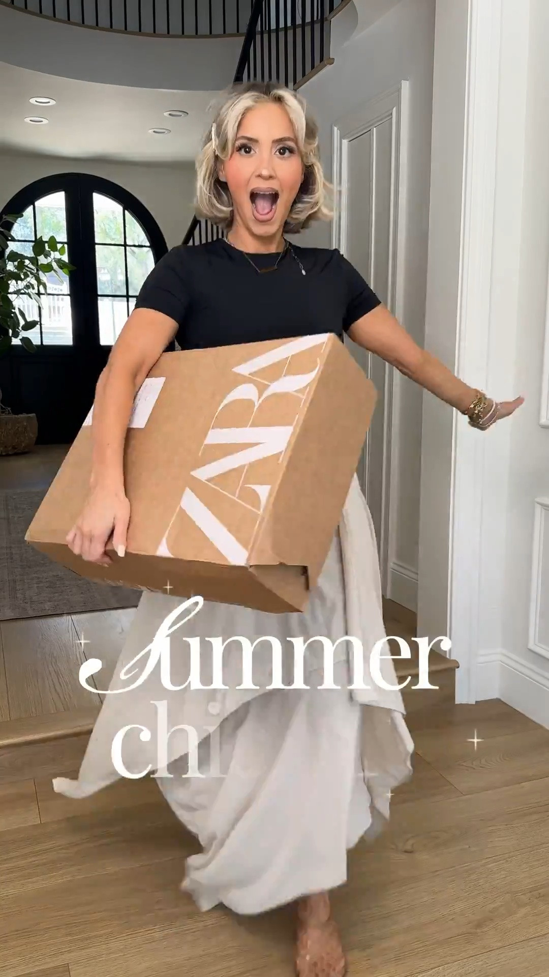 Zara summer outfits 🙌🏼 omg these looks 😍 the very first floaty top is so beautiful on its own, but I added approach just to elevate it a little more. I’m gonna do a separate video to show you exactly how I styled it! ￼

SMALL in everything! 
Size 27 in jeans

#LTKootd #LTKU #LTKgrwm