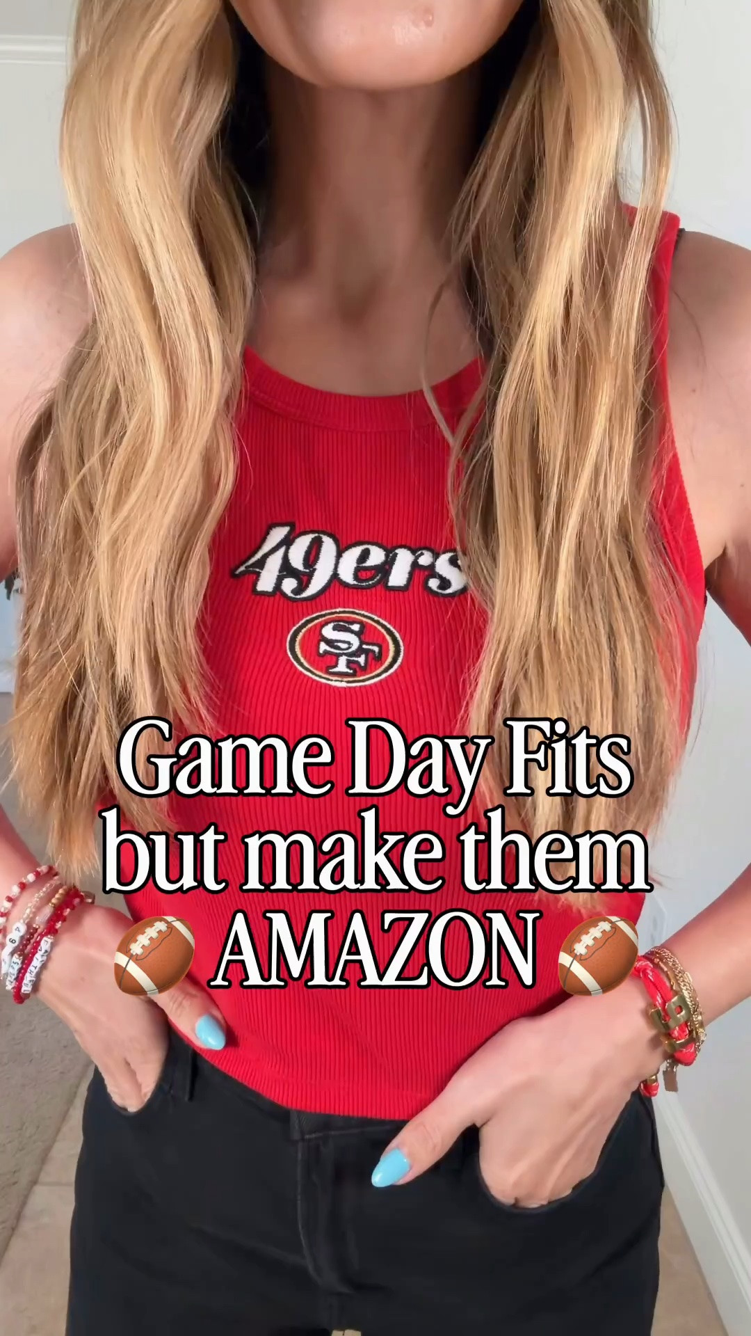 amazon game day oufits. 49ers game day outfit ideas.