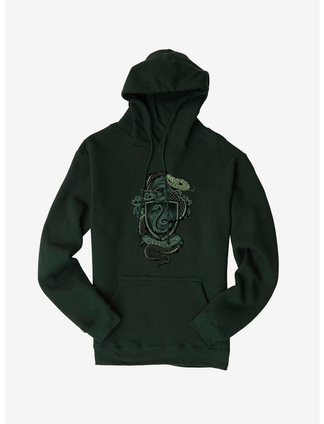 Harry Potter Slytherin Logo Hoodie | BoxLunch