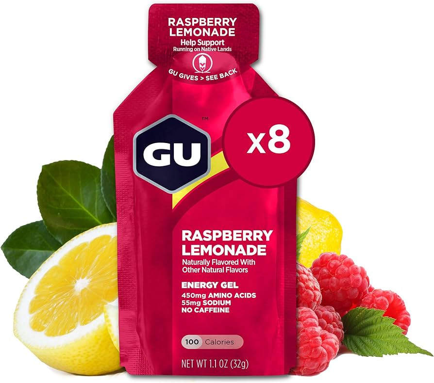 GU Energy Original Sports Nutrition Energy Gel, 8-Count, Vegan, Gluten-Free, Kosher, and Dairy-Fr... | Amazon (US)