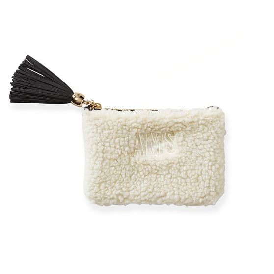 Sherpa Tassel Zip Pouch | Mark and Graham