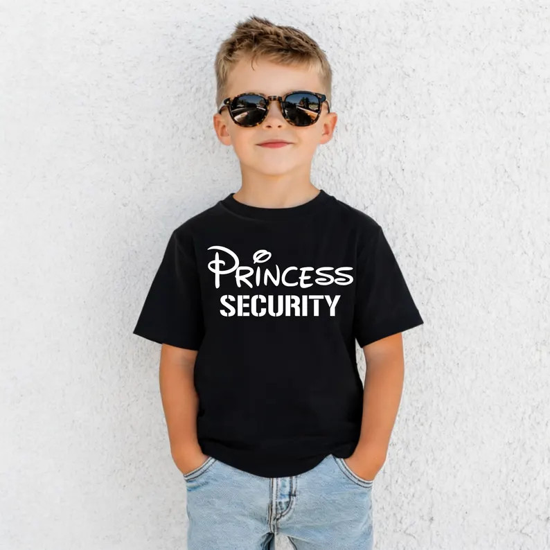 Princess Security Kid Shirt, Disney Princess T-Shirt, Mickey Princess Security Sweatshirt, Securi... | Etsy (Global)