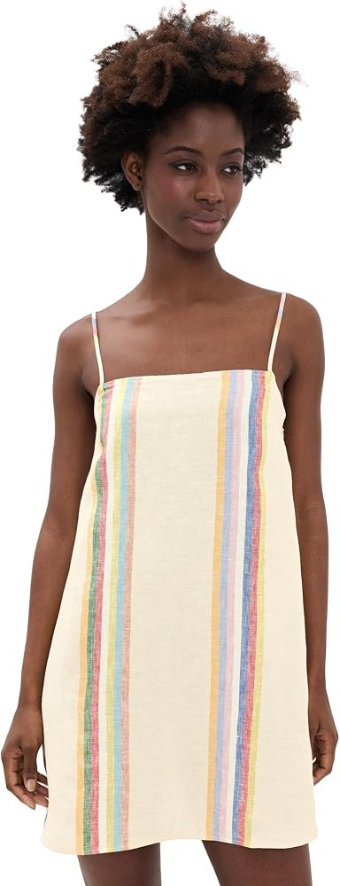 STAUD Women's Laura Linen Mini Dress | Amazon (US)
