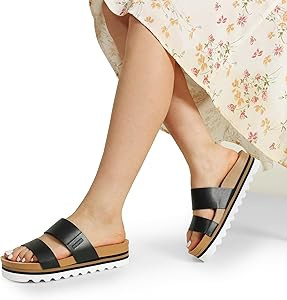 Exceptional Support: Featuring a built-in arch support, these wedge sandals for women provide all... | Amazon (US)