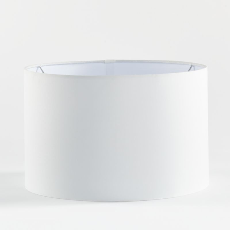 White Drum Shade + Reviews | Crate and Barrel | Crate & Barrel