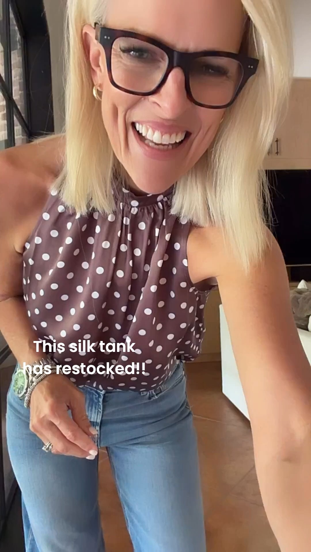 I promised I would let you know of a restock on this awesome silk tank from  quince!! 
@Quince ￼

#LTKdayinmylife #LTKOver40 #LTKSeasonal