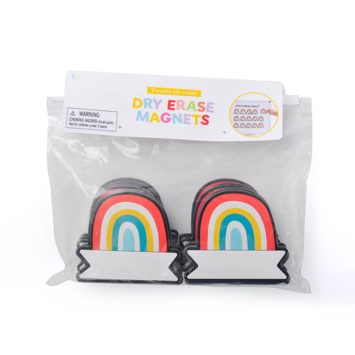 26pk Dry Erase Rainbow Magnets - Bullseye's Playground™ | Target