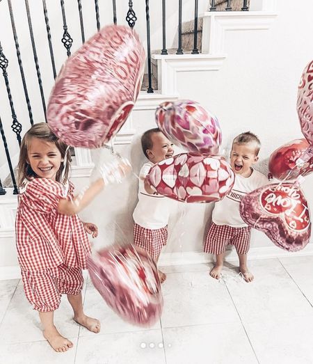 So this is love… 💕 My littles could not have loved their @poppykidsco Valentine’s Day outfits more! But maybe I should have given them the balloons AFTER I took the picture… 🤦🏻‍♀️😂 Although these looks are discontinued, there is plenty more where they came from! Let me know which is your favorite “Poppy Kids Co” style by commenting below 👇🏻👇🏻👇🏻 Happy Shopping! #poppykidscoclothes #poppykidsco #valentinesday #valentinesdaylooks #valentinesdaydecor #valentinesdayideas #valentinesdaykids #valentinesdaykidsclothes 

#LTKbaby #LTKSeasonal #LTKfamily