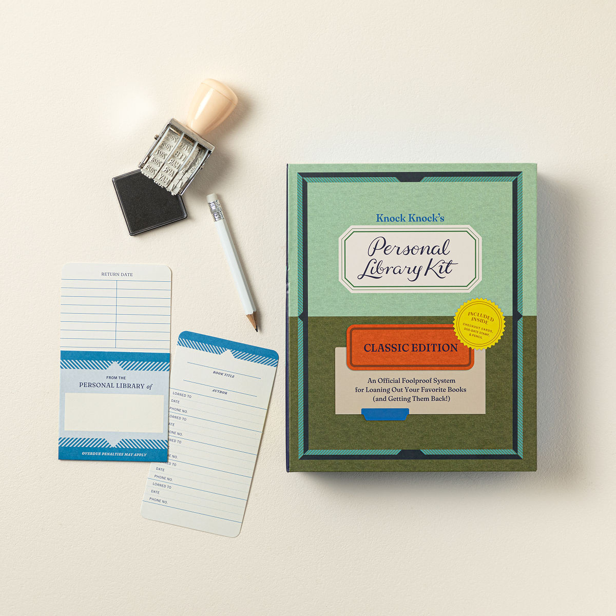 Personal Book Lending Library Kit | UncommonGoods