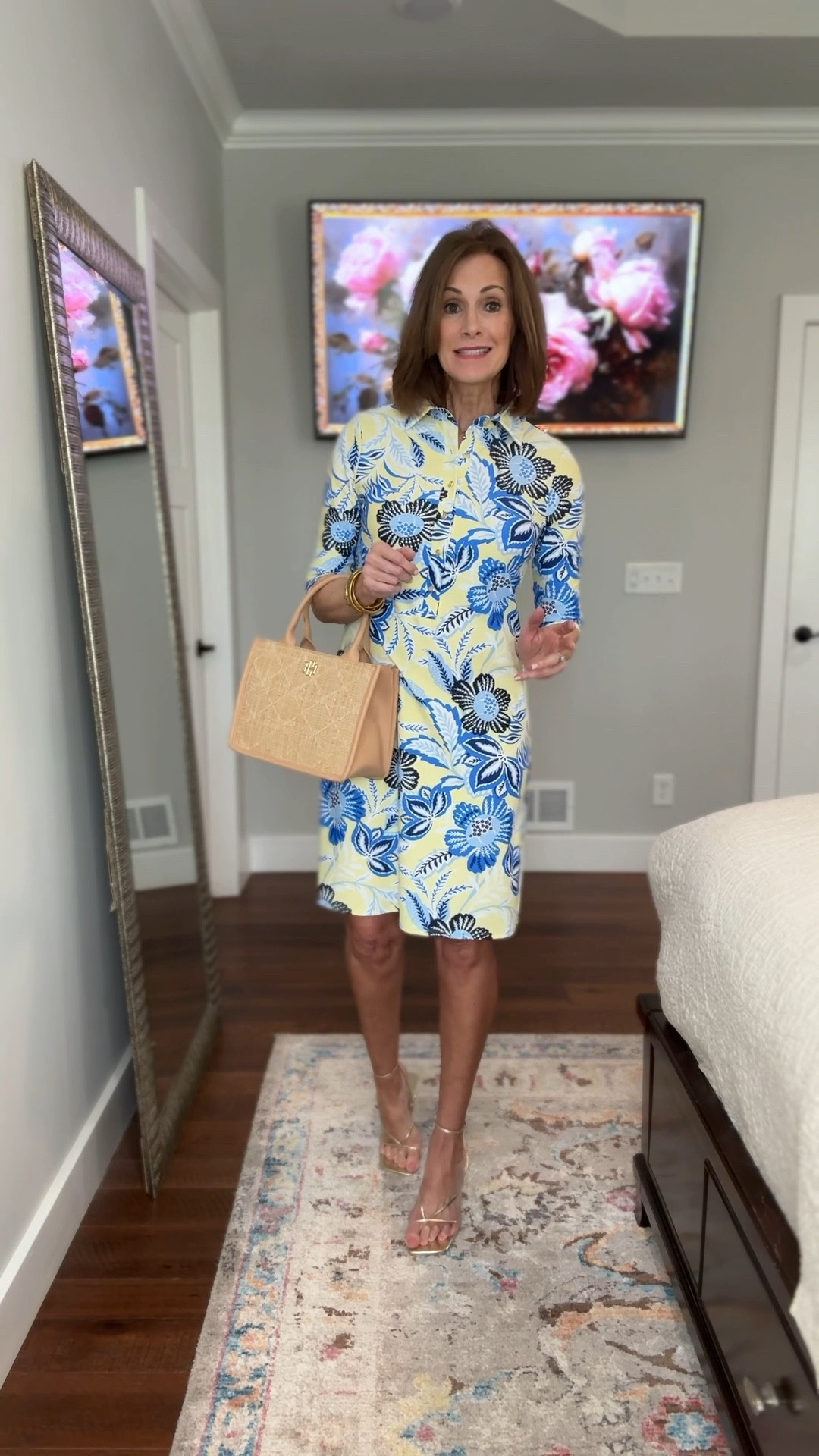 Easy care. easy wear 
Nylon/spandex - Jude Cloth 

Wearing  size medium 

Travel style
Workwear style
Sunday Style
Party Style 

#LTKWatchNow #LTKStyleTip #LTKWorkwear