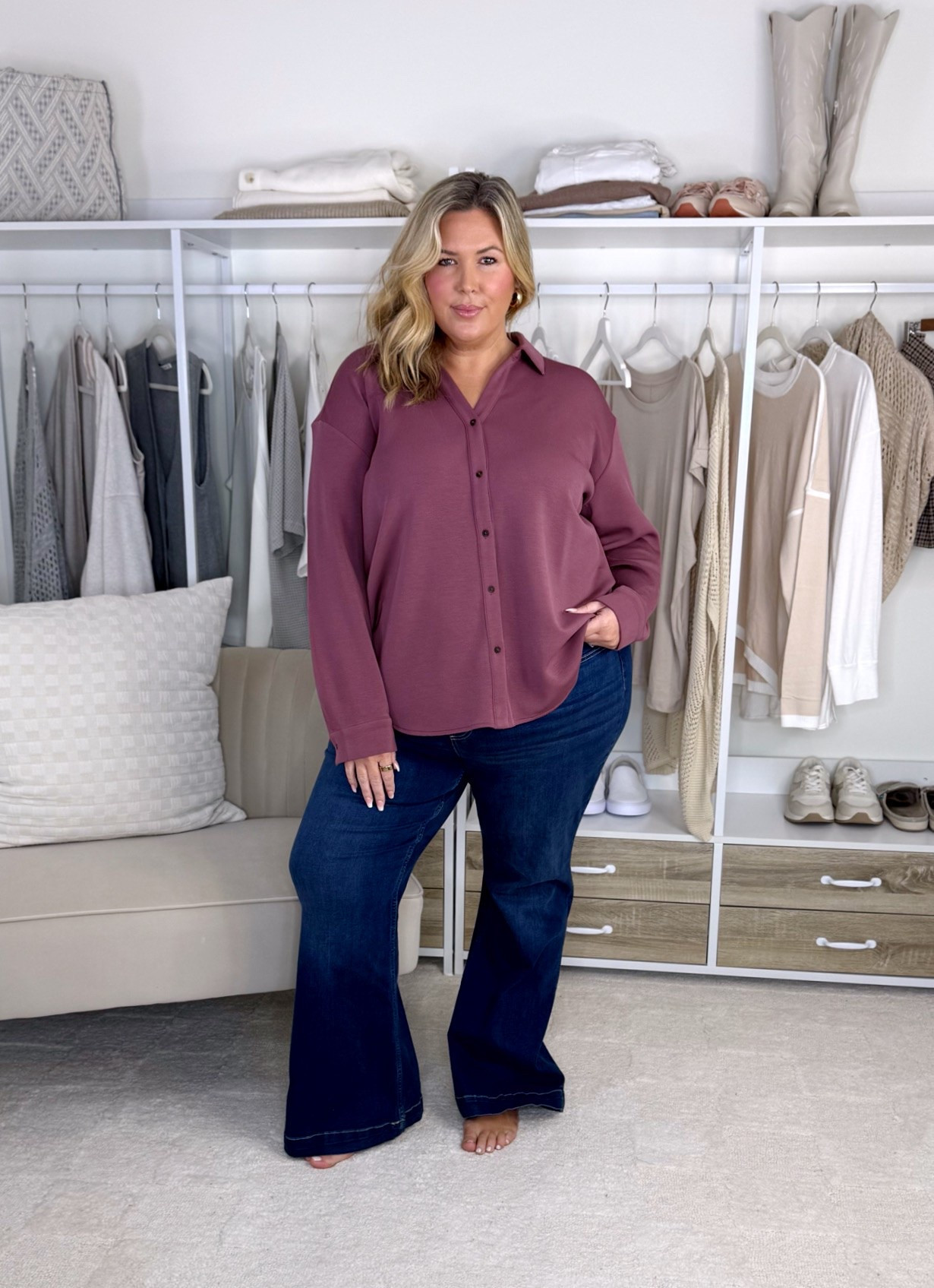 Spanx sale!! Use code LTK20 on full priced items! Ends on 9/26! Wearing a size 2X. Plus size, outfit inspo, fall fashion, denim, apron belly @Spanx #spanxpartner

#LTKSeasonal #LTKPlusSize #LTKMidsize