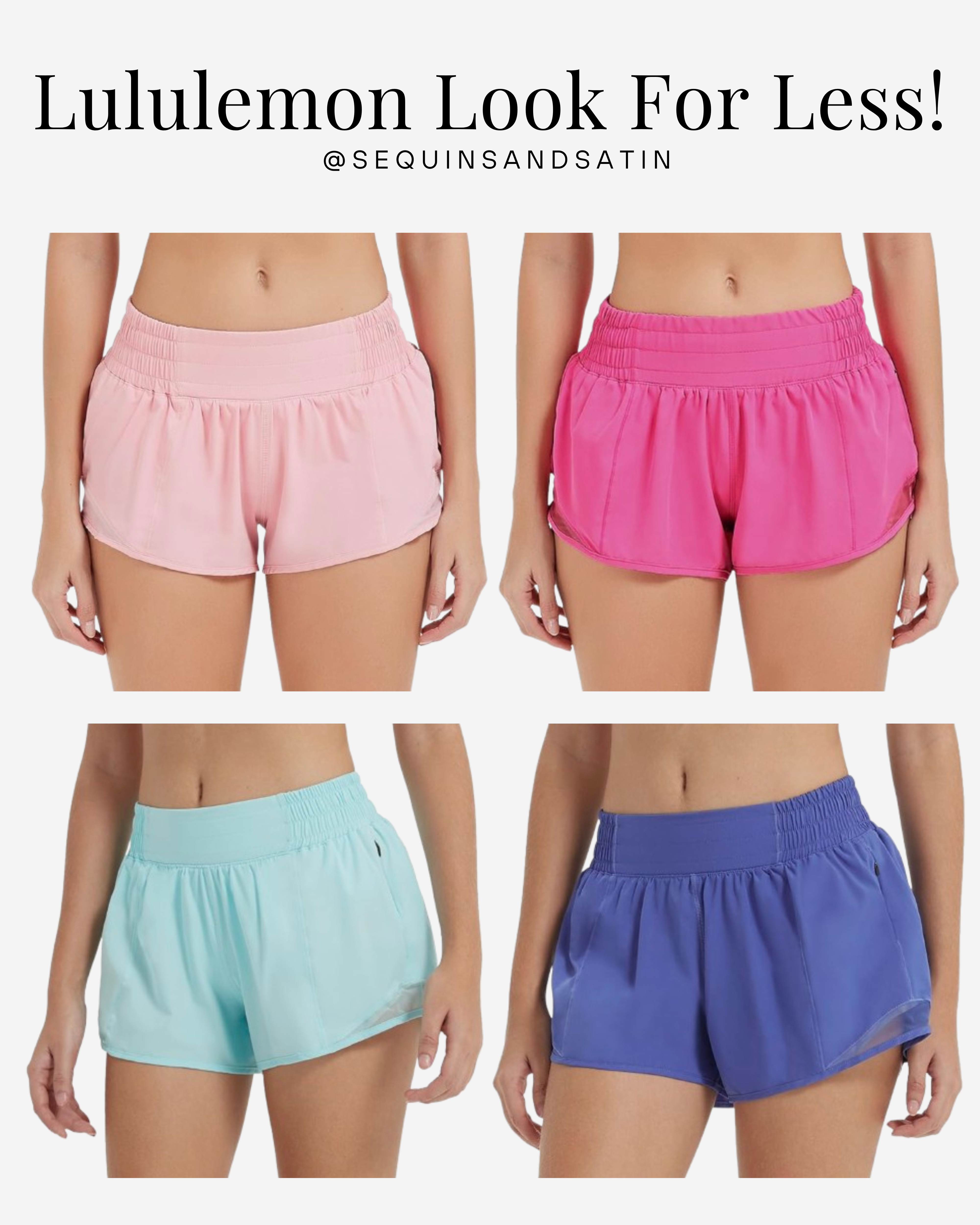 Lululemon shorts dupe from Amazon!

*NOT a knockoff, just a similar look for less $$

Lululemon Hotty Hot shorts dupes / Amazon Hotty Hot shorts / 2.5 inch active shorts / Lululemon low rise Hotty Hot shorts dupes amazon / Lululemon shorts dupes amazon / Amazon lululemon dupes / Lululemon dupes from amazon / light pink active shorts / hot pink active shorts / mint green active shorts / teal active shorts / indigo active shorts / Amazon activewear / Amazon active shorts / affordable Lululemon dupes / running shorts amazon / gym shorts amazon / workout shorts amazon / budget friendly activewear / athletic shorts for women / trendy active shorts / Amazon fashion finds / LTK activewear #lululemondupes #hottyhotshortsdupes #amazonactivewear #amazonactiveshorts #runningshorts #gymshortswomen #workoutshortswomen #affordableactivewear #athleticshorts #ltkactivewear #amazonfashionfinds 

 #LTKActive #LTKFindsUnder50 #LTKFindsUnder100