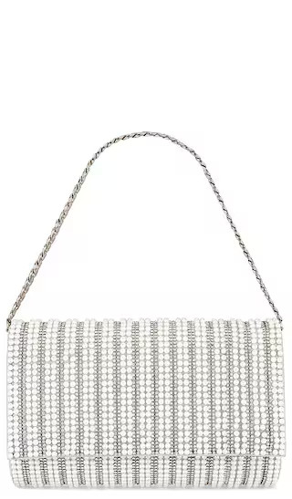 Bindi Hotfix Clutch in White | Revolve Clothing (Global)
