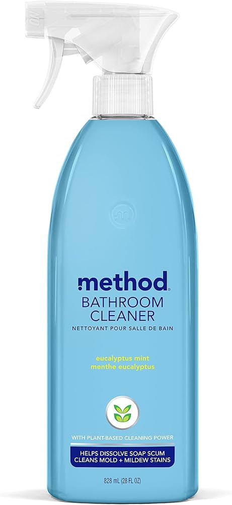 Method Bathroom Cleaner, Removes Mold + Mildew Stains, Eucalyptus Mint, 28 Fl Oz | Amazon (US)