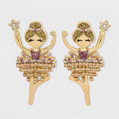 SUGARFIX by BaubleBar Ballerina Drop Earrings - Metallic Gold | Target