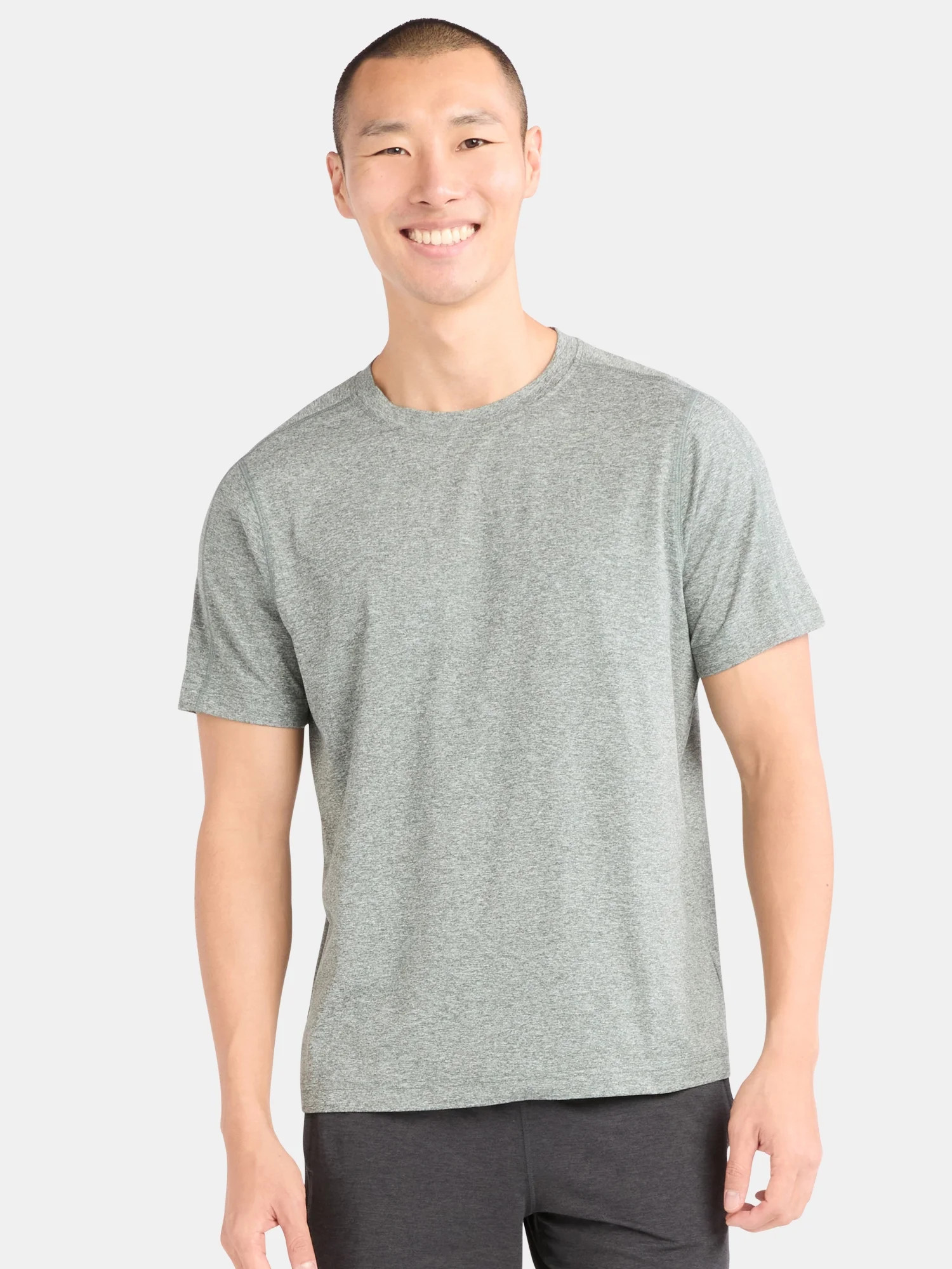 Athletic Works Men's and Big & Tall Men's Soft ButterCore Tee with Short Sleeves, Sizes S-5XL | Walmart (US)
