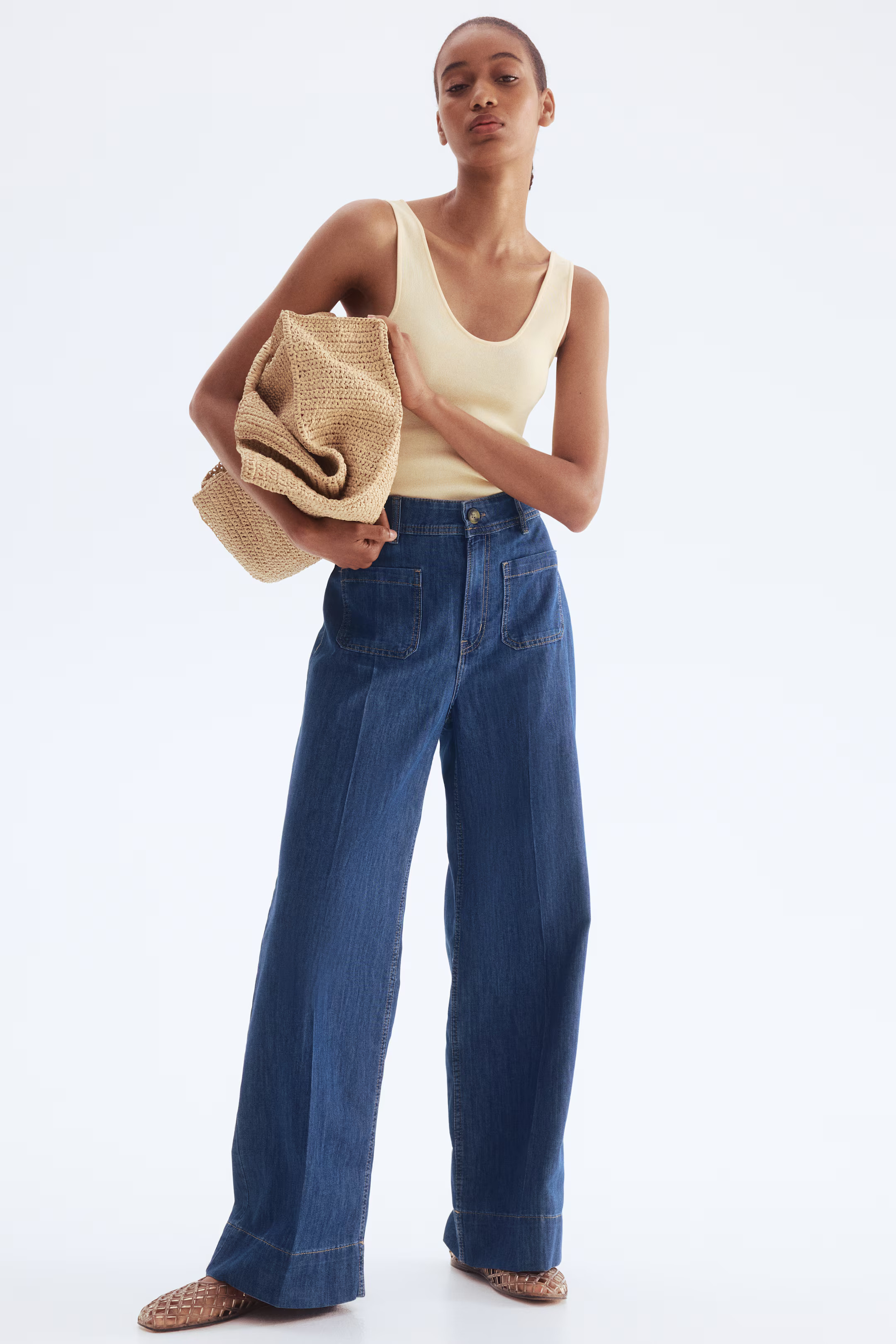 Wide High Jeans | H&M (US + CA)